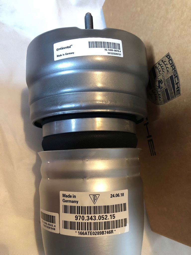 фото №6, Пневмоподушка подушка porsche panamera перед оригінал