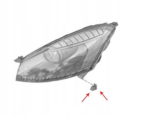 фото №9, Кронштейн клипса кронштейн лампы citroen c4 picasso