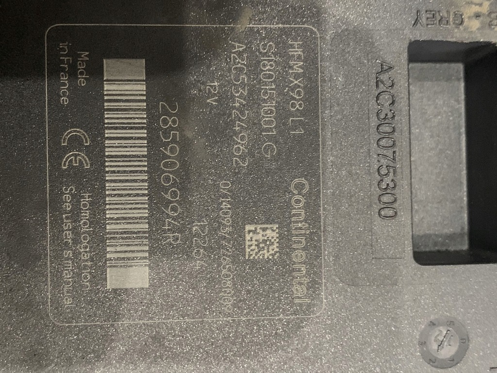 фото №3, Зчитувач карти renault clio iv 285906994r