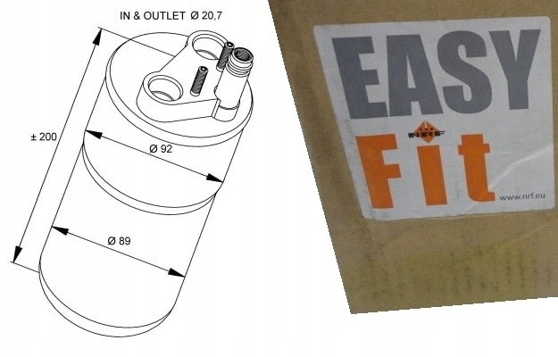 Nrf осушувач кондиціонера renault Оригінал