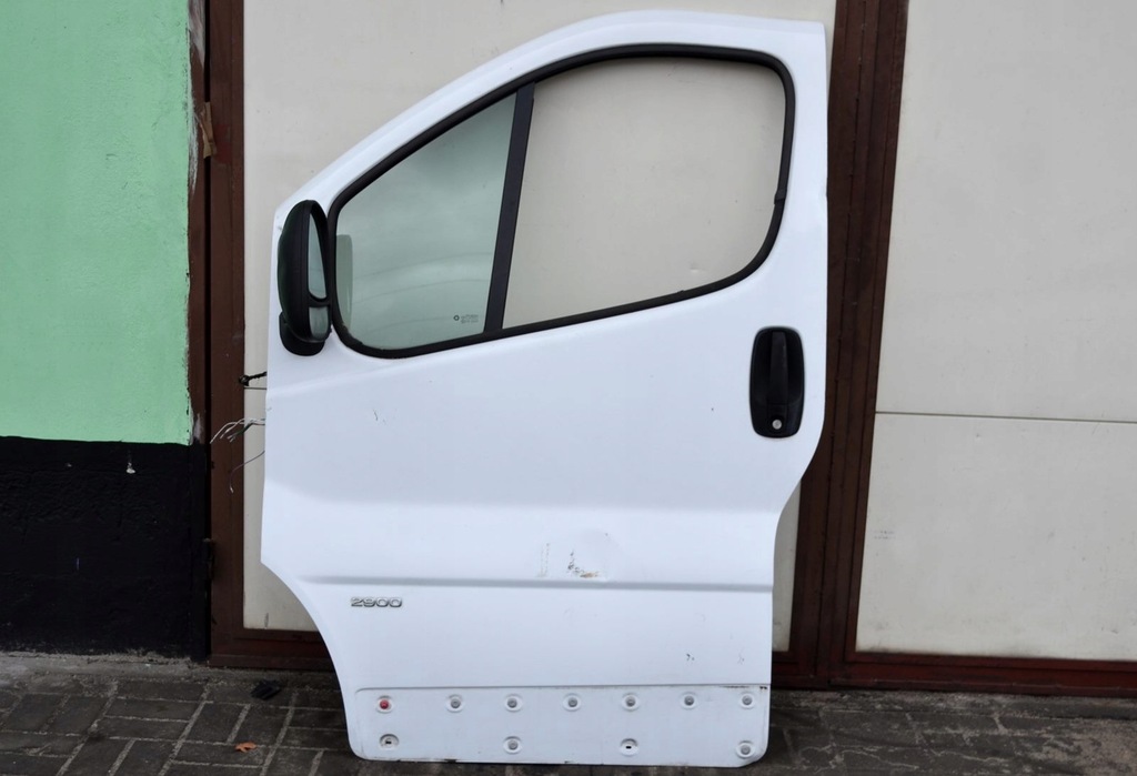 фото №1, Trafic ii vivaro дверь левый перед передние белый