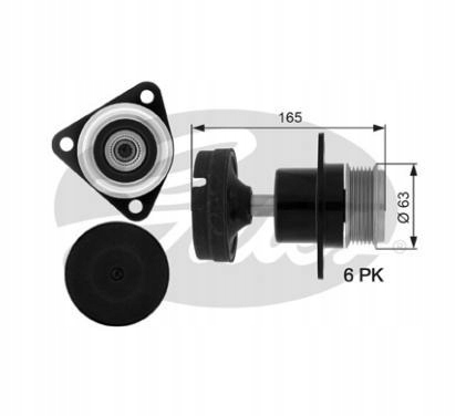 Gates сцепление генератора ford focus/mondeo Цена