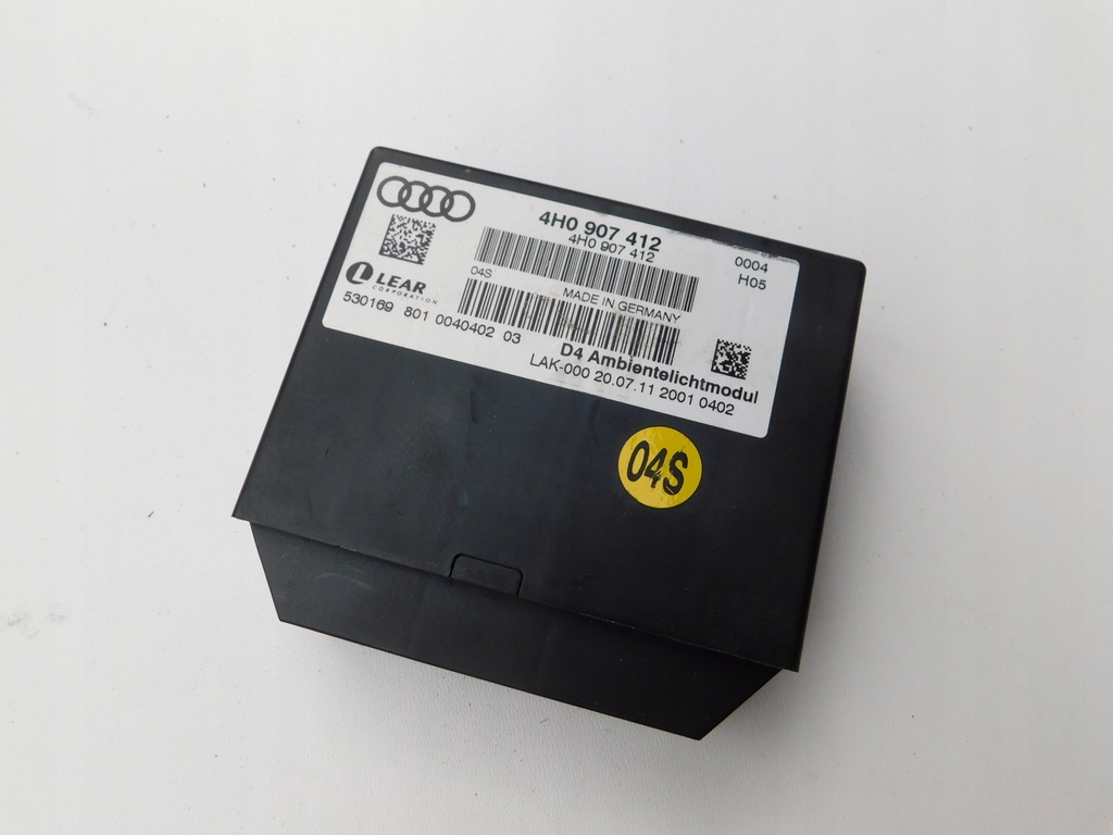 фото №1, Audi a8 s8 d4 модуль блок управления освещение салона