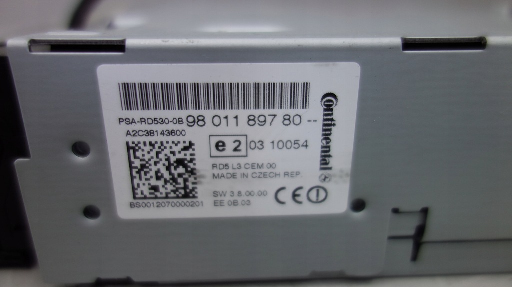 фото №3, Citroen c4 радіо зчитувач 9801189780