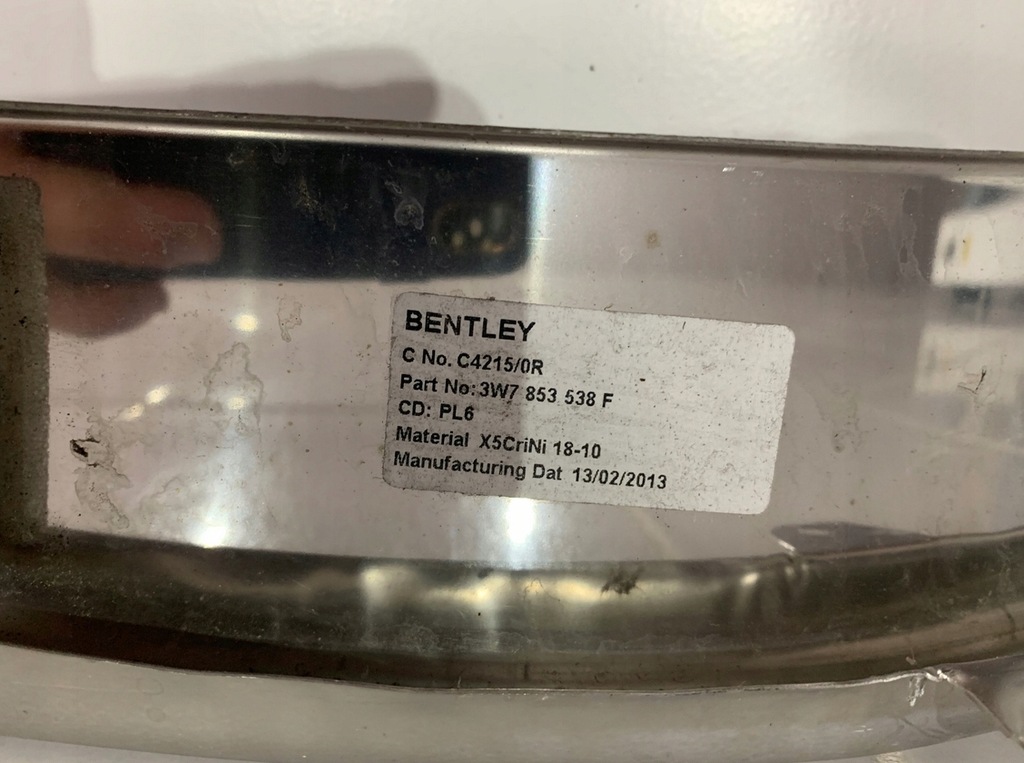 фото №10, Молдинг порог bentley continental gtc 3w7853538f