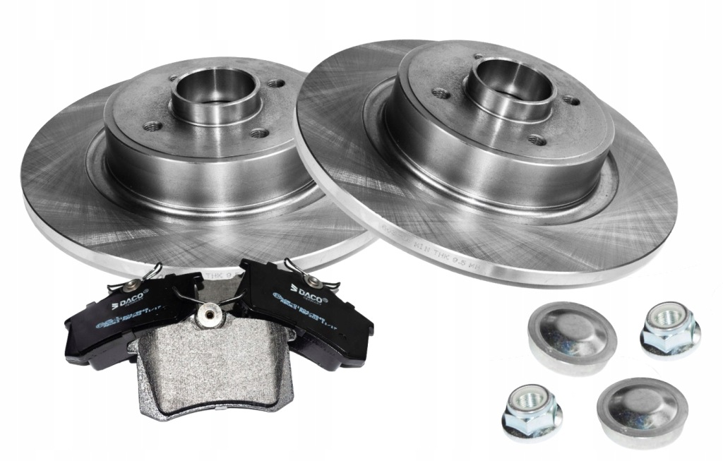 Купить Тормозные диски x2 + тормозные колодки renault scenic megane grandtour комплект  задний