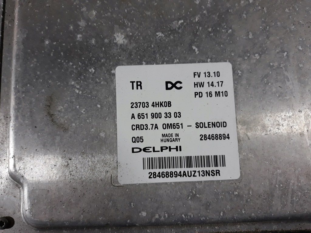 фото №7, Infiniti q50 16r- бортовой компьютер двигателя 23703 4hk0b