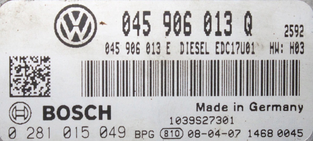 фото №6, Skoda бортовой компьютер двигателя 045906013q 0281015049