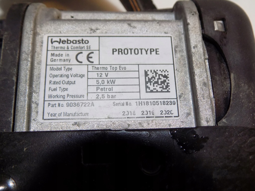 фото №6, Bmw g01g02 webasto обогреватель стояночный 9391149