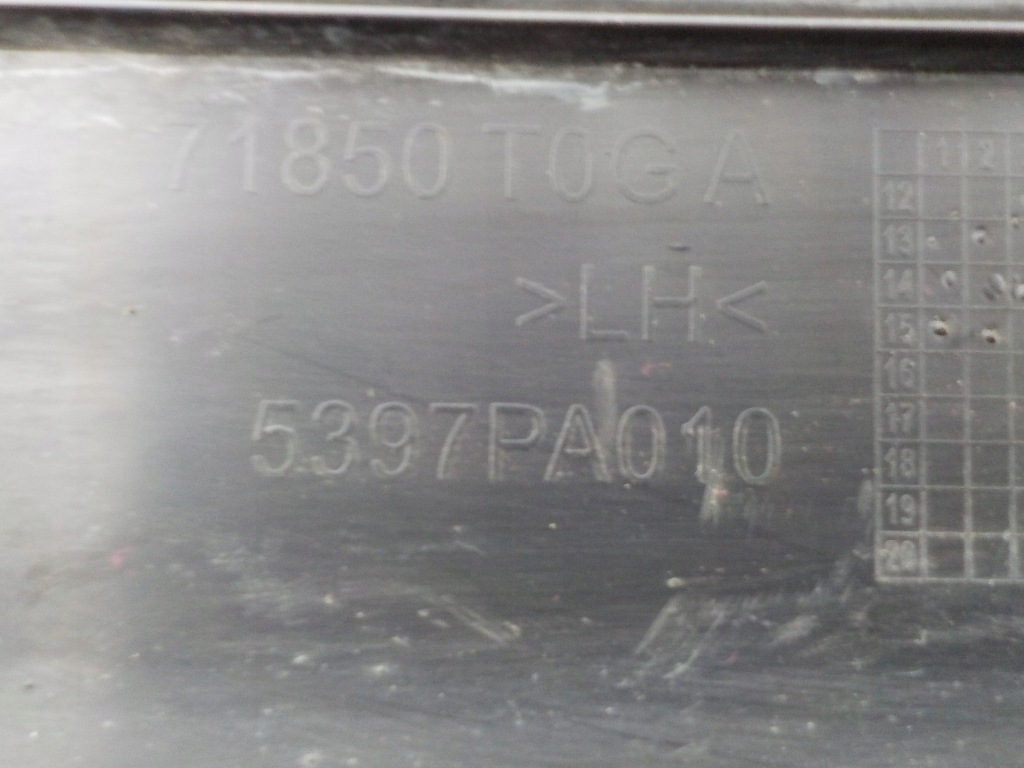 фото №4, Молдинг поріг поріг лівий honda cr-v crv iv 2011-