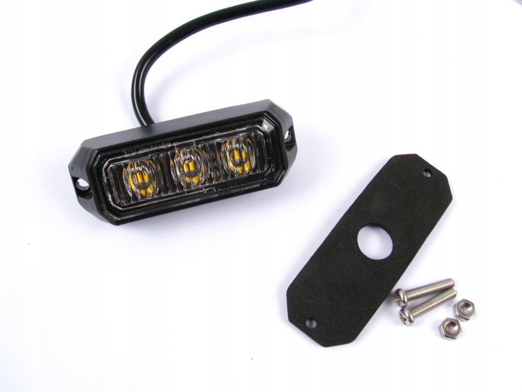 фото №3, Лампа 3 led предупредительная x4 stroboskop pomoc lawet