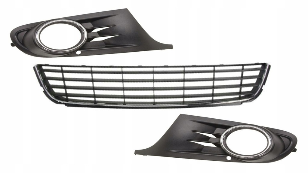 фото №15, Vw golf vi mk6 08- решётка средняя w бампер