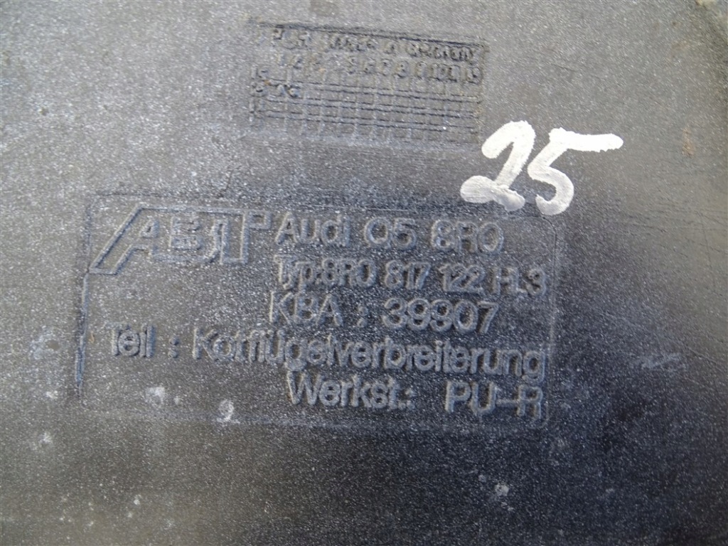 фото №7, Молдинг na крила ліва задня audi q5 8r0 abt