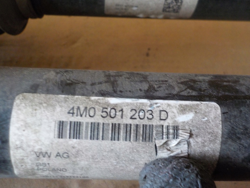 фото №6, Touareg iii 3.0tdi приводной вал приводная задняя 4m0501203d