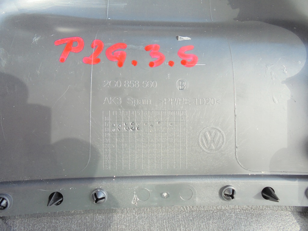 фото №6, Vw polo vi 2q защита спидометра решётка 2g0858560b