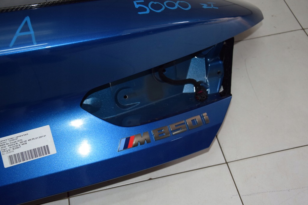 фото №4, Крышка багажника задняя задняя bmw 8 g15 c1a карбон спойлер