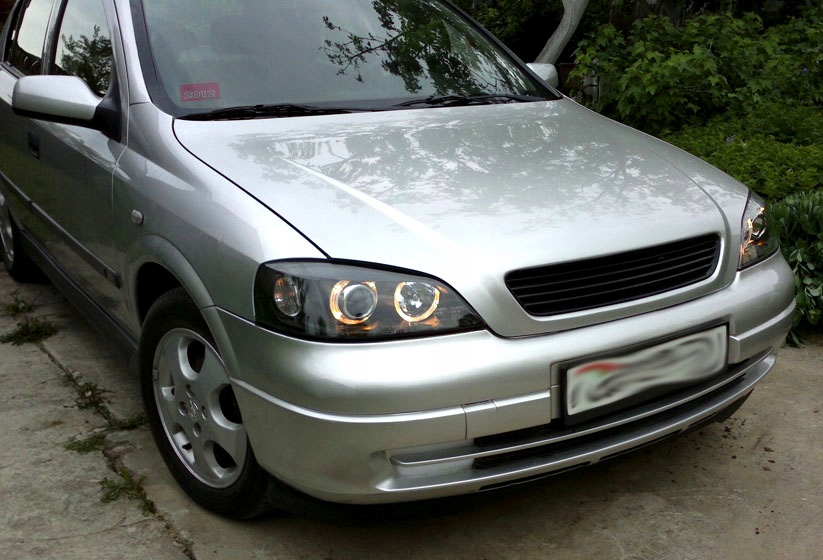 фото №11, Opel astra ii g 97-09 лампы фары black кольца