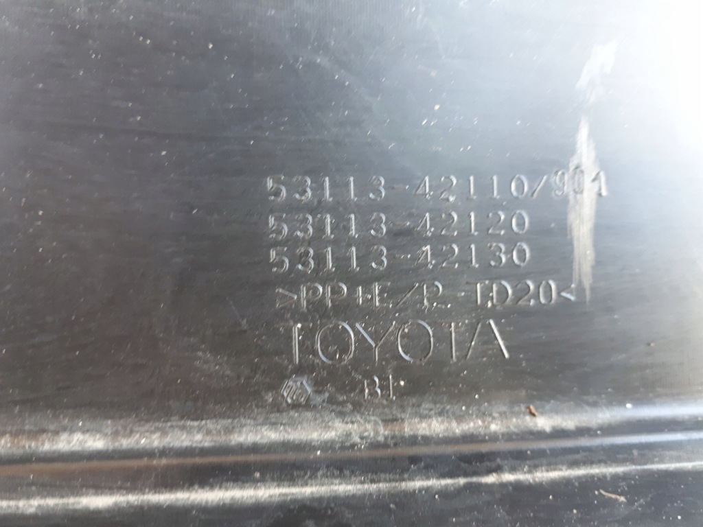 фото №9, Toyota rav4 2019- 19- бампер перед dół накладка