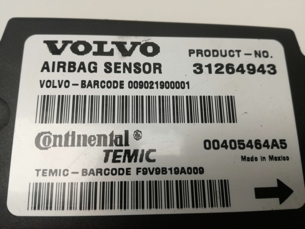 30795181 модуль датчик подушек подушка безопасности volvo c70 2 Доставка