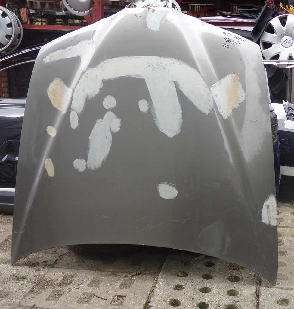 фото №1, Alfa romeo 166 lift 03 - капот кришка двигуна