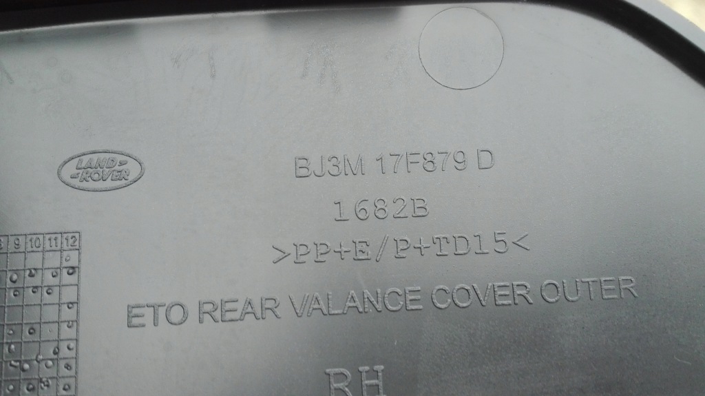 фото №3, Land rover evoque молдинг бампера правий перед