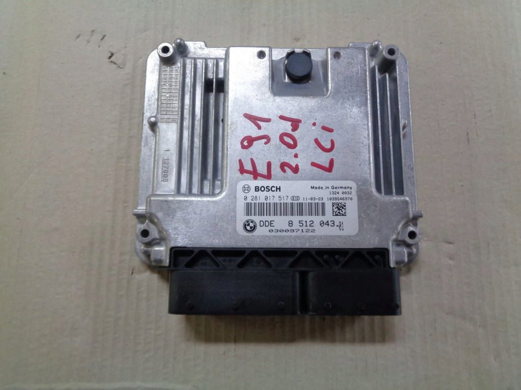 фото №1, Бортовий комп'ютер двигуна замок запалювання ключ cas 3 e90 e91