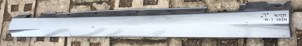 фото №4, Mercedes c w204 молдинг накладка порог порог левая