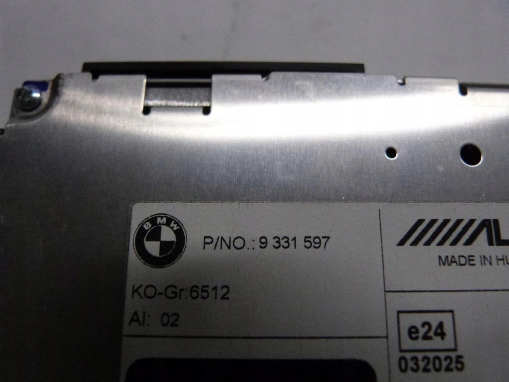 Bmw f10 f20 f30 радио cd навигация alpine 9331597 с Разборки