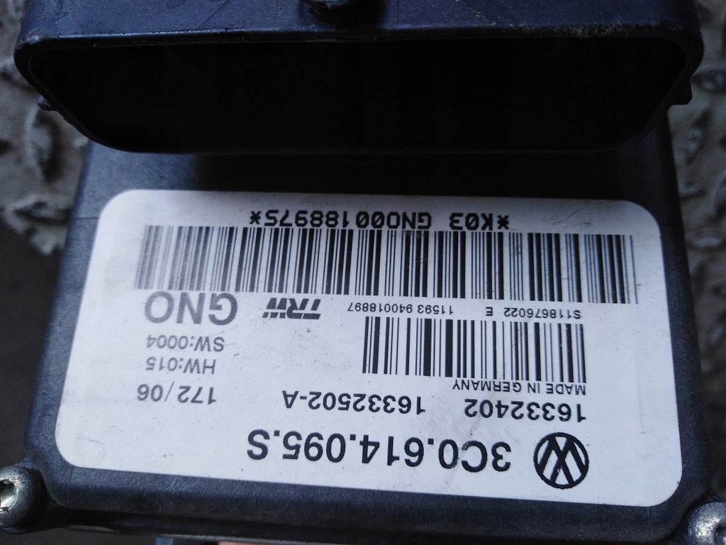 фото №4, Vw passat b6 насос abs 3c0614095s