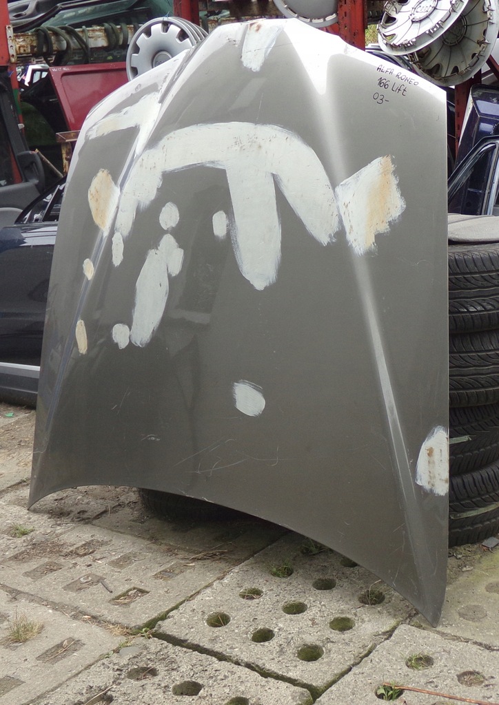 фото №2, Alfa romeo 166 lift 03 - капот кришка двигуна