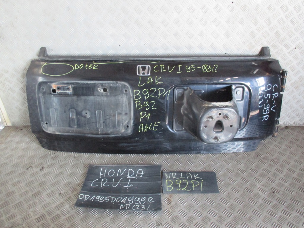 фото №9, Кришка багажника задня honda crv i 95-99r b92pi