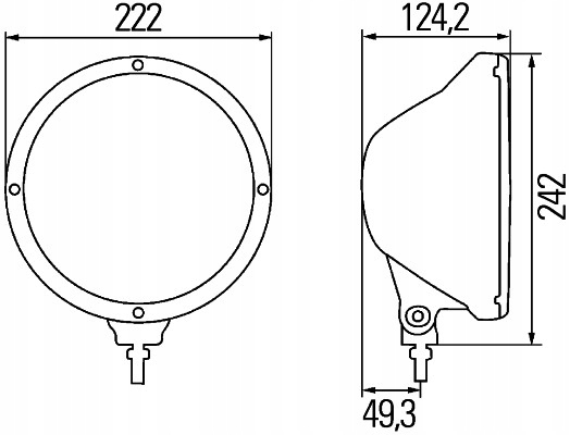 Противотуманная фара фара хром hella rallye 3003 [1529526] Доставка