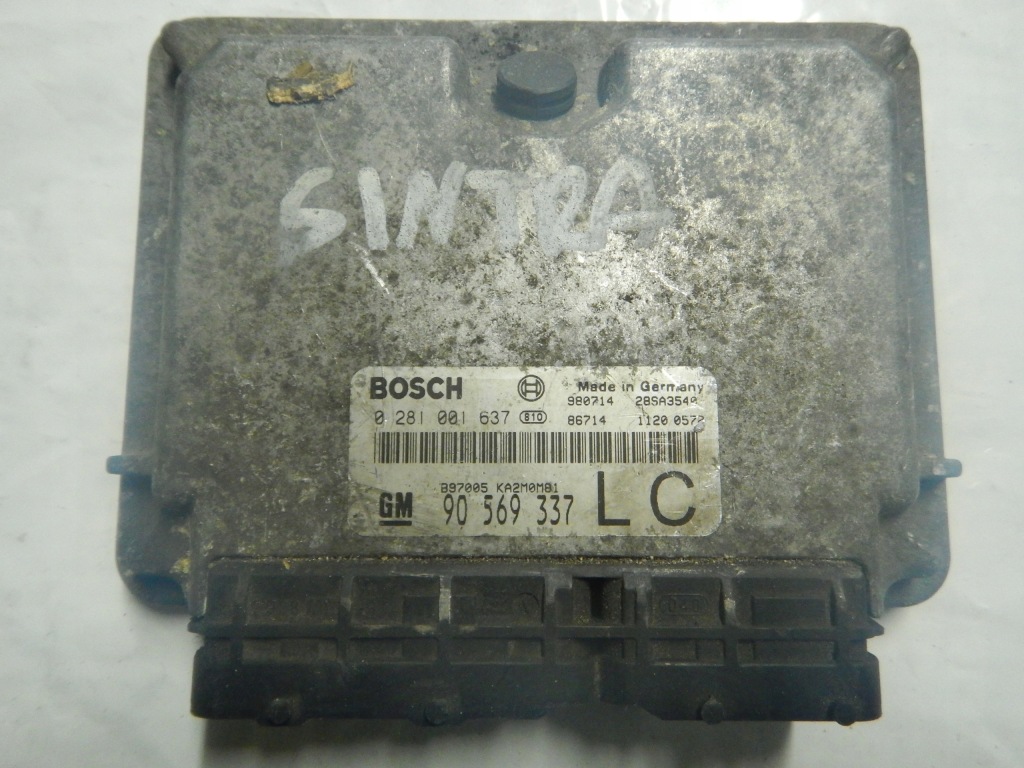 фото №1, Бортовий комп'ютер двигуна opel оригінальний номер 0281001637