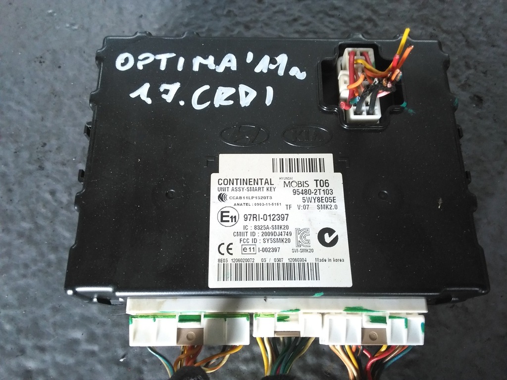 фото №1, Kia optima iii 2011- модуль блок управления 95480-2t103