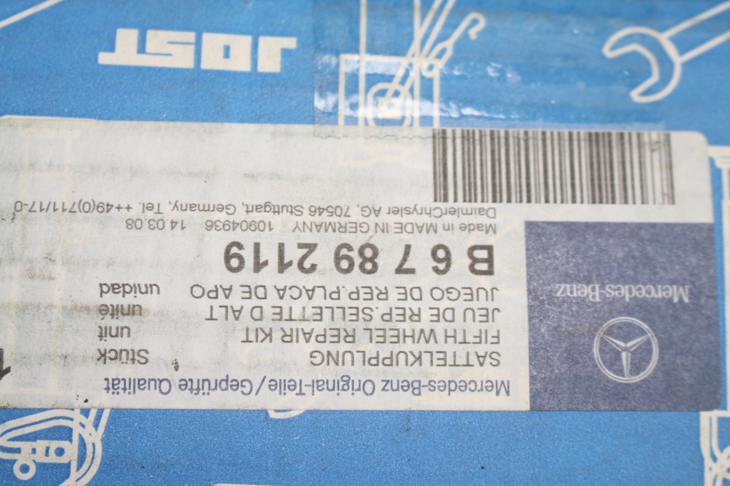 фото №5, Набор ремонтный седло mercedes axor actros