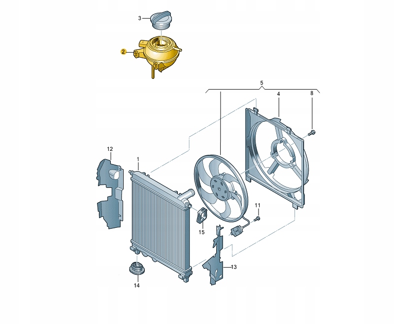 фото №1, Бачок жидкость охлаждающей vw up mii citigo