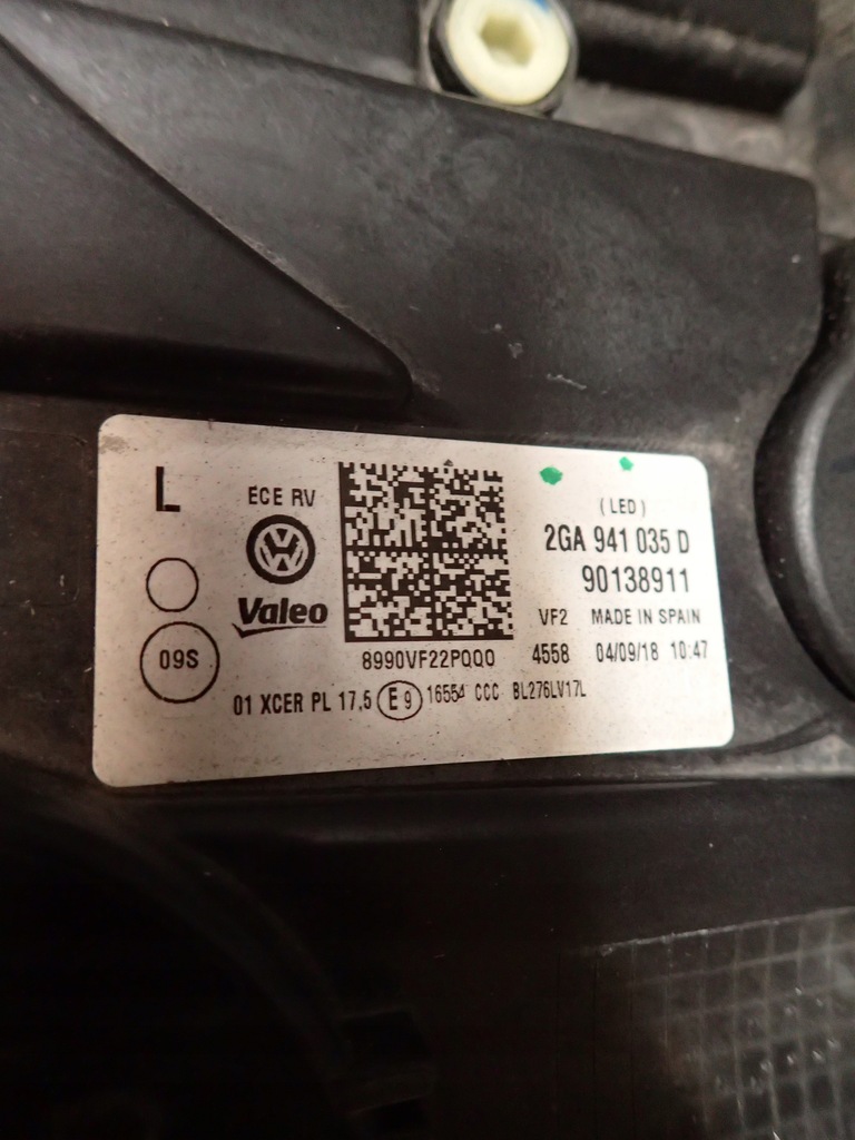 фото №2, Лампа левая vw t roc t-roc full led 2ga941035d