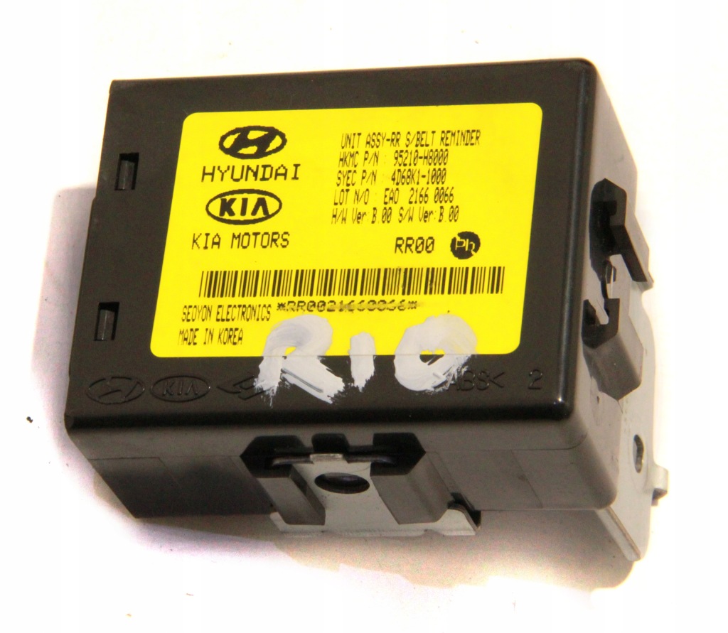 фото №1, Kia rio iv stonic модуль датчик ремней 95210-h8000
