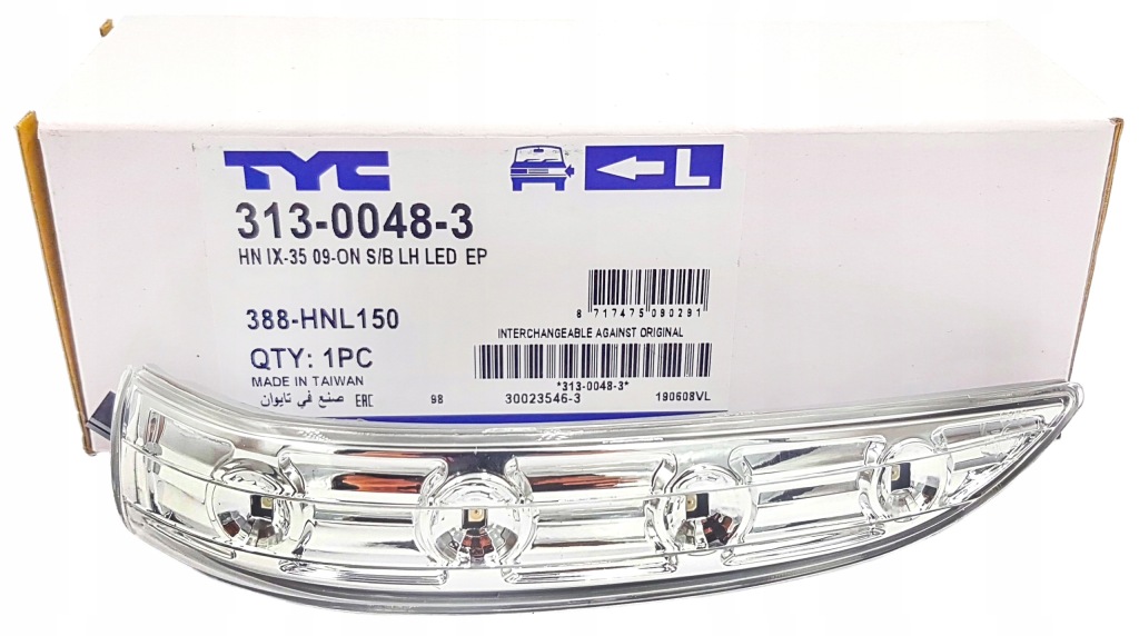 Купити Hyundai ix35 09- поворотник лівий дзеркало led