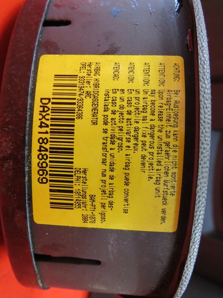 фото №8, Opel meriva a cdti подушки безопасности подушка безопасности водителя пассажира приборная панель консоль натяжитель