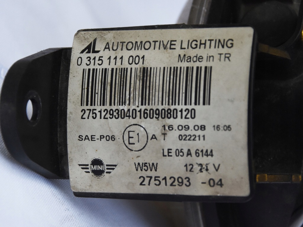 фото №4, Противотуманные фары mini r55 clubman 1.6 08 eu