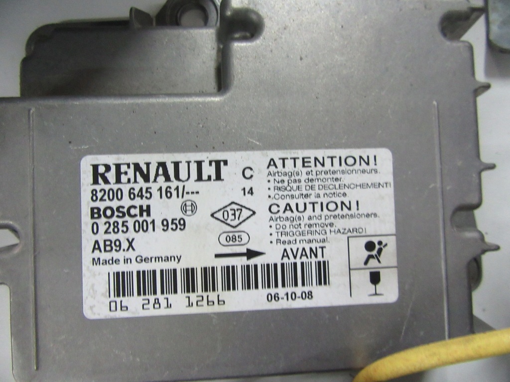 фото №3, Датчик заглушка подушка безопасности подушка clio iii