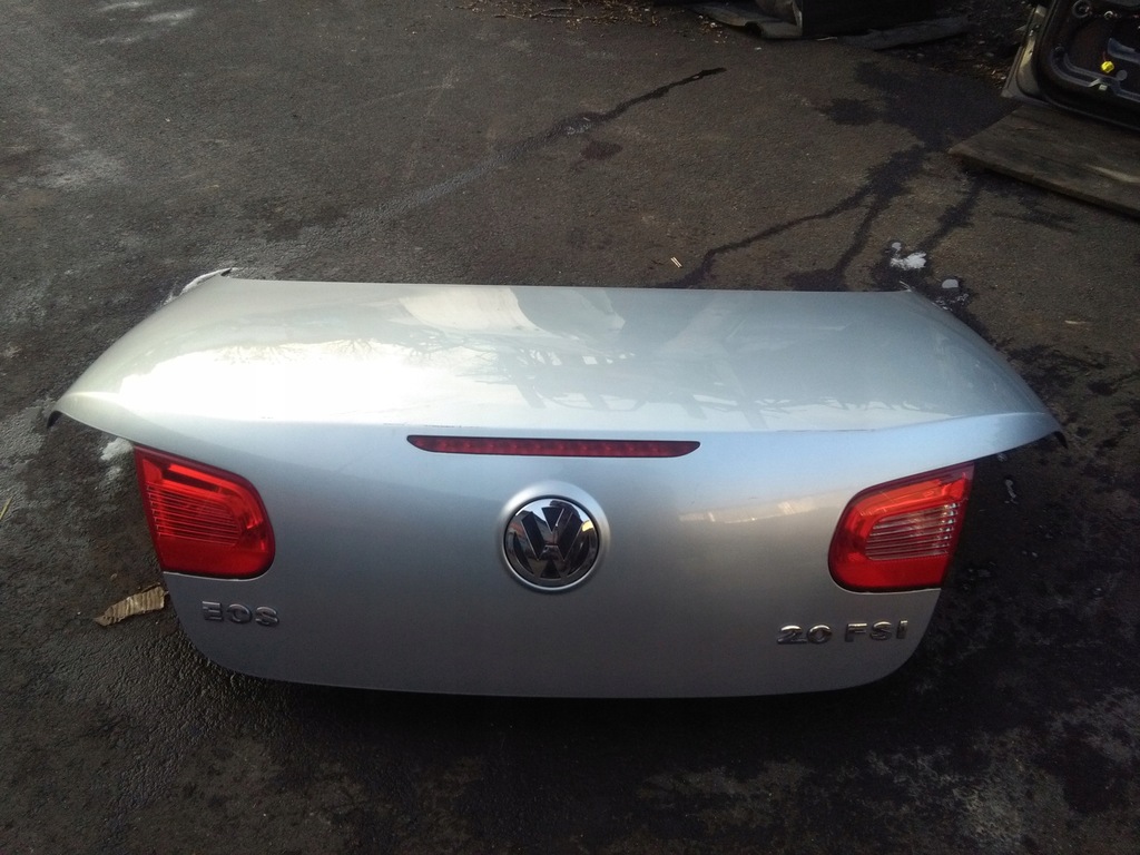 фото №1, Кришка багажника задня лампи задня vw eos срібляста lk7w комплектна