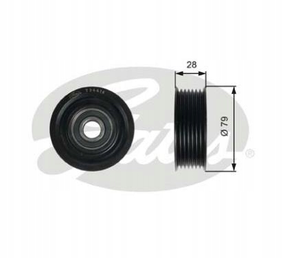 Gates ролик напрямна ремінь toyota avensis 2.2 d Ціна