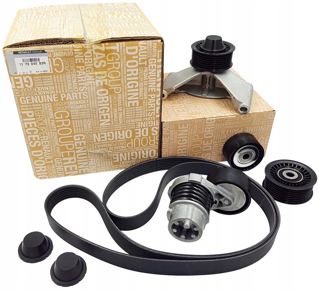 фото №1, Набор ремень многоручейковый. renault clio, ca renault оригинальный номер 117204083r набор