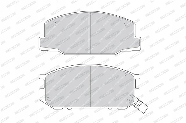 фото №2, Ferodo тормозные колодки тормозные перед toyota previa r1 r2