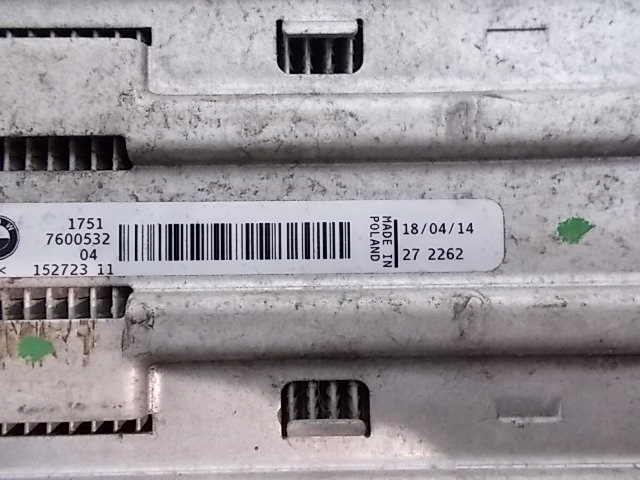 фото №7, Інтеркулер bmw 1 f20 f21 3 f30 31 f32 f34 7600532