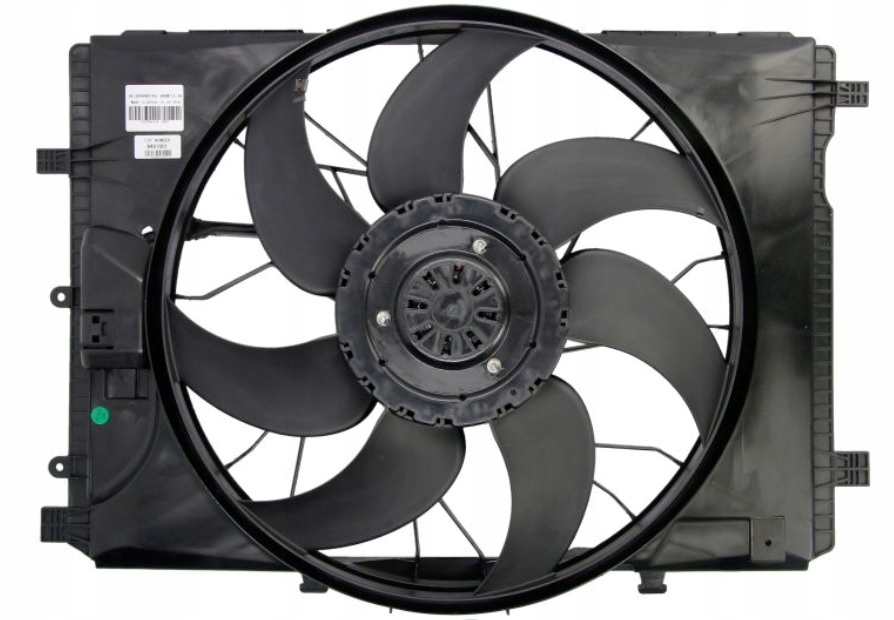 фото №1, Mercedes a w176 12- вентилятор радіатора