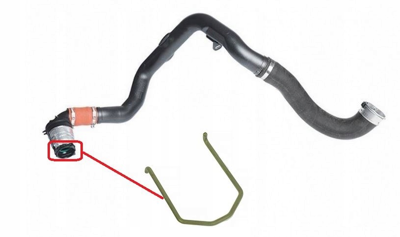 фото №7, Прокладка шланг turbo opel movano b 2.3 cdti