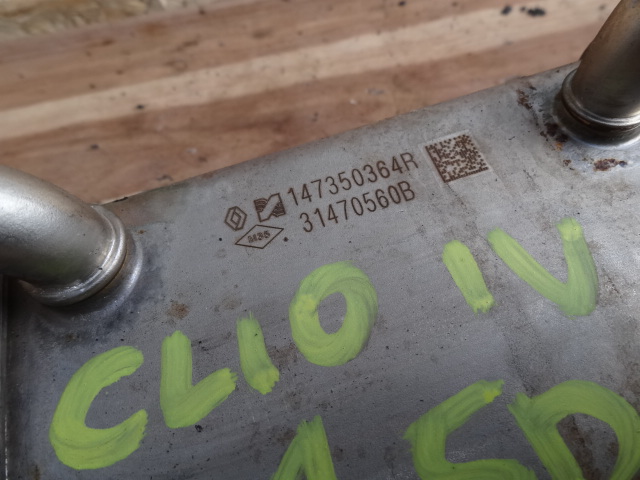фото №4, Renault clio iv 2013 1,5 dci радіатор вихлопних газів